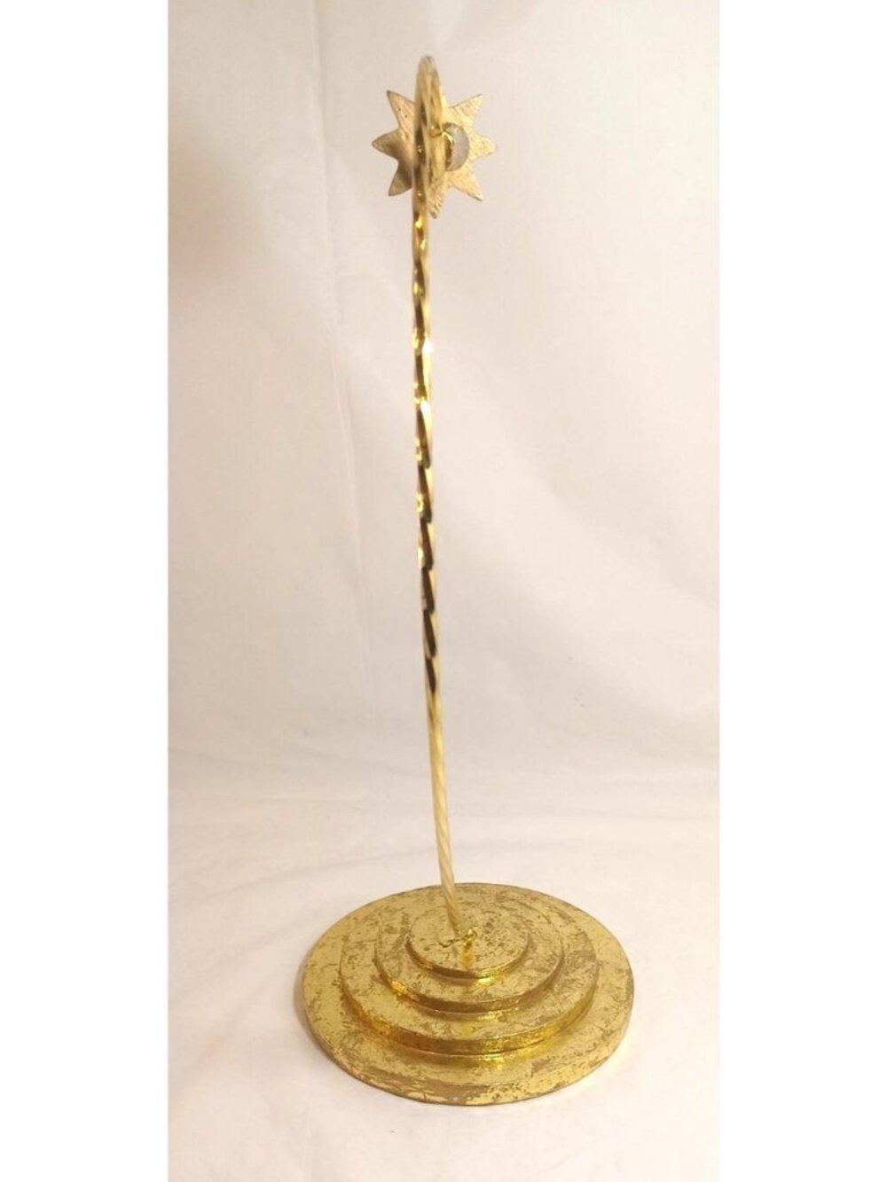 Christopher Radko Christmas Ornament Stand Deco Starlight Gold Display Hanger - Picture 7 of 13